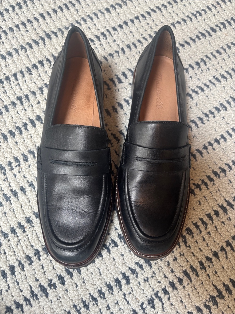 Madewell lugsole loafers